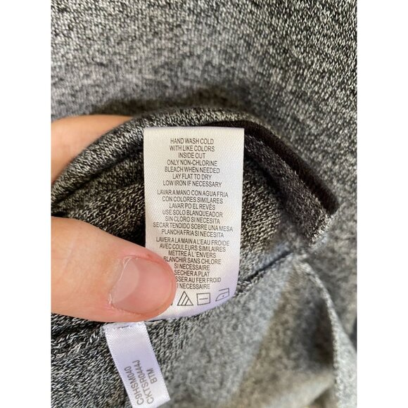 Calvin‎ Klein Womens Gray Cowl Neck Acrylic Sweater L Long Sleeve Lightweight - Picture 6 of 8